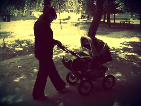 Woman Stroller